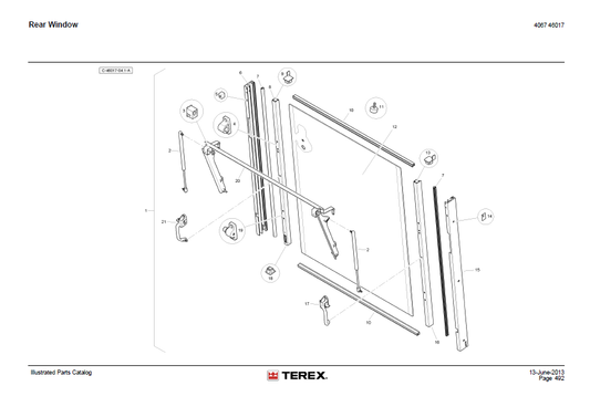 Manual de Partes Retroexcavadora Terex TLB 840SM - TLB 840PM