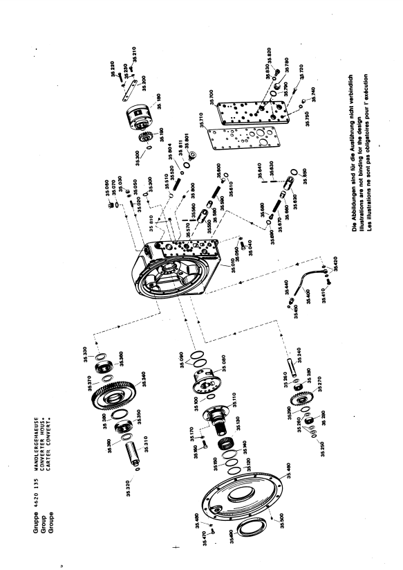 Manual de Partes Servotransmisión ZF 3 PW 45 H - 4623 002 041-042-046