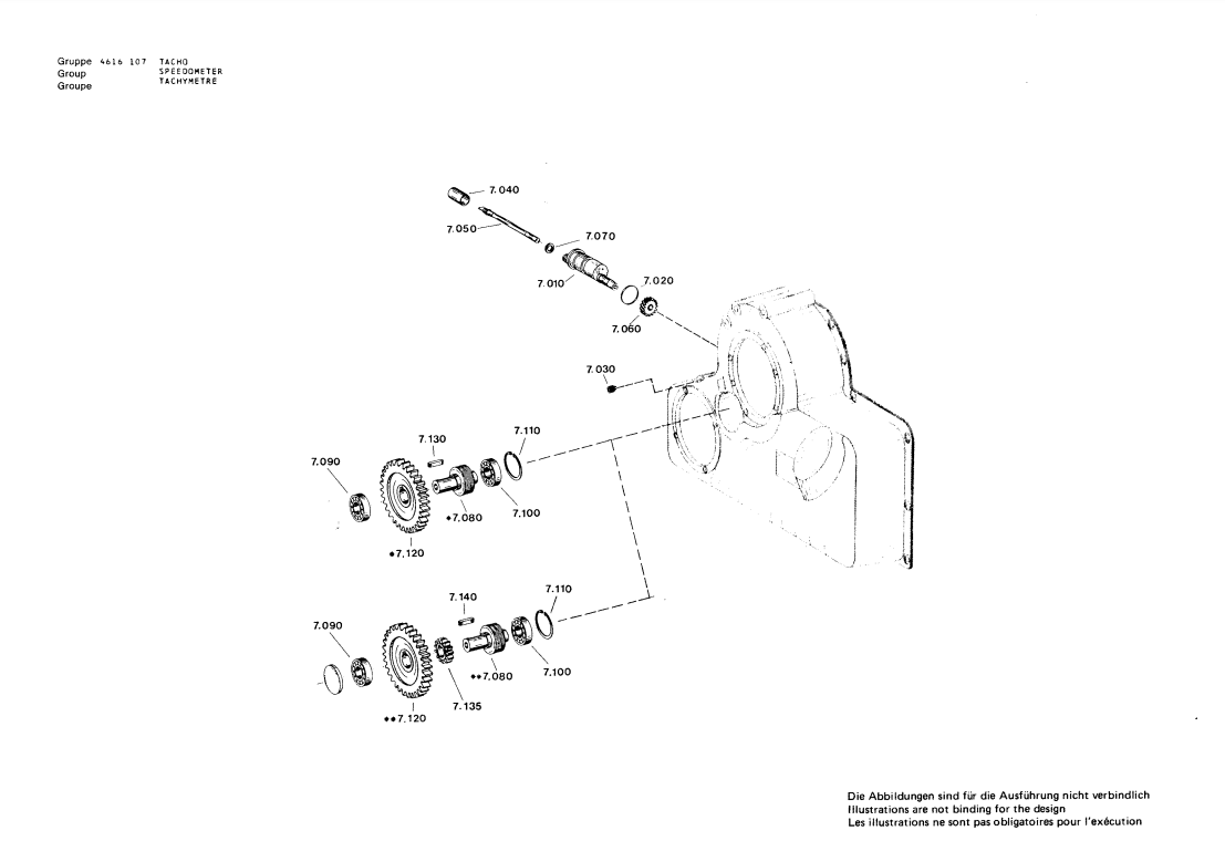 Manual de Partes Servotransmisión ZF 4616 000 025 -100 -101 -103 -104 -110 -111 -123 -124 - Teil 3
