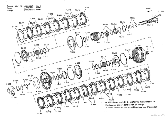 Manual de Partes Servotransmisión ZF 4WG - 150 - 4642 054 023-027-028-029-034-035