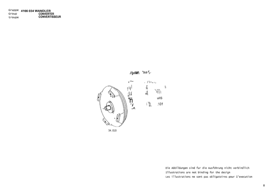 Manual de Partes Servotransmisión ZF 4 WG-200 CASE - 4464 024 065-100