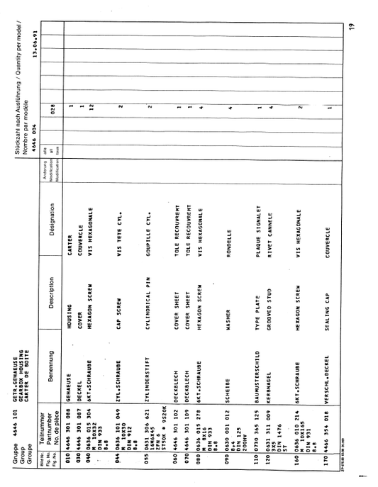 Manual de Partes Servotransmisión ZF 4 WG-250 - 4646 004 022-023-028