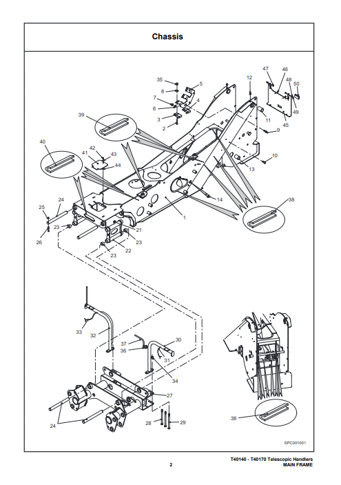 Manual de Partes Telehandler Bobcat T40140, T40170