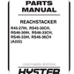 Manual de Partes Telehandler Hyster R45-27H, RS45-30CH, RS46-30IH, RS46-33CH, RS46-33IH, RS46-36CH