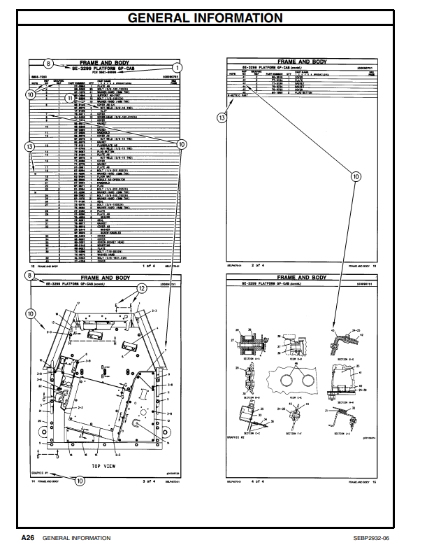 Manual de Partes Tractor de Orugas Caterpillar D9R