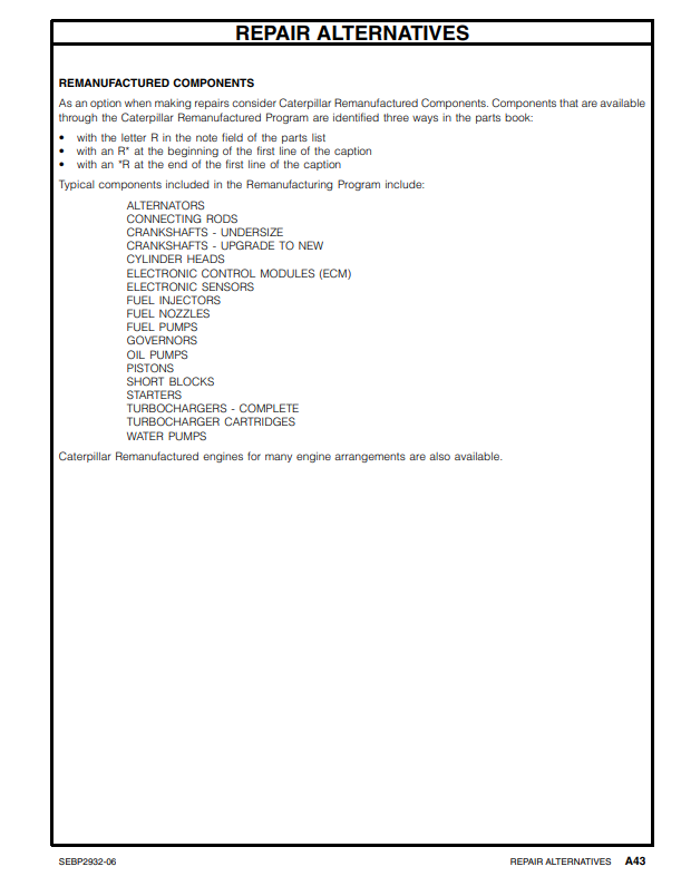 Manual de Partes Tractor de Orugas Caterpillar D9R