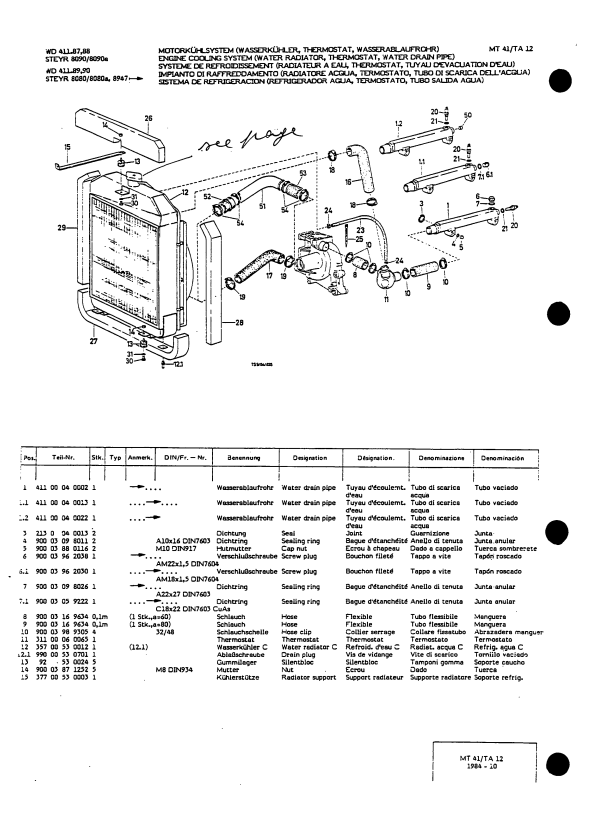 Manual de Partes Tractores Case - Steyer 8080, 8080a, 8090, 8090a