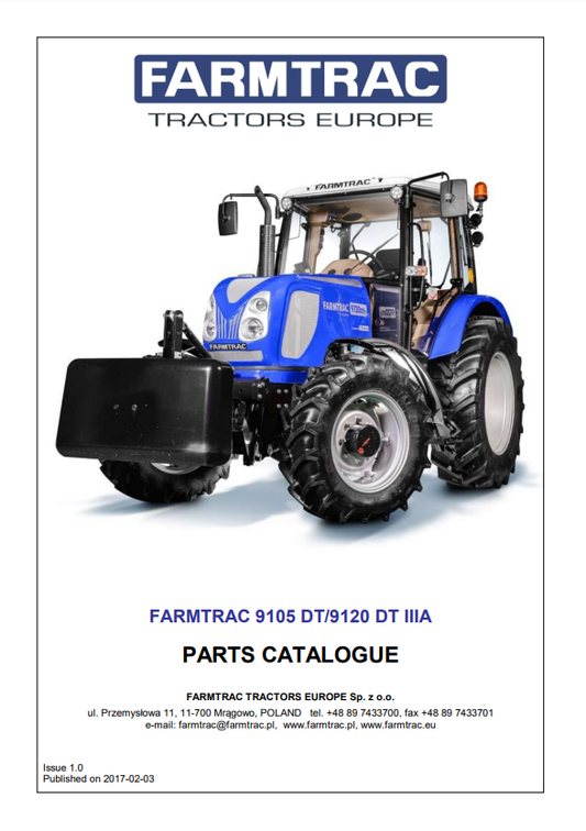 Manual de Partes Tractores Farmtrac 545, 555