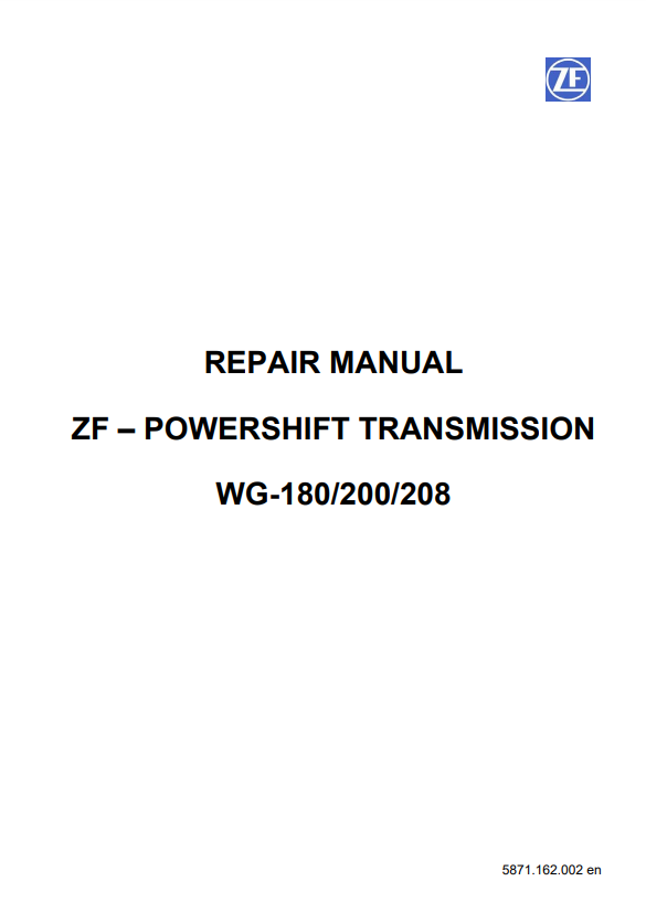 Manual de Partes Transmisión Caterpillar PowerSynchro