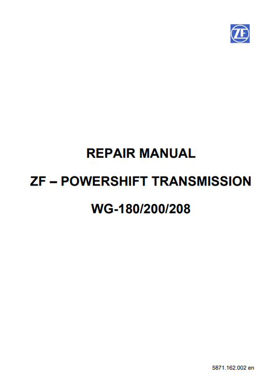 Manual de Partes Transmisión Caterpillar PowerSynchro