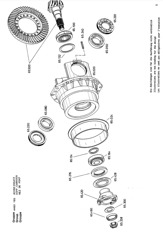 Manual de Partes Transmisión ZF AP 409 - 4474 005 185-186-191-193