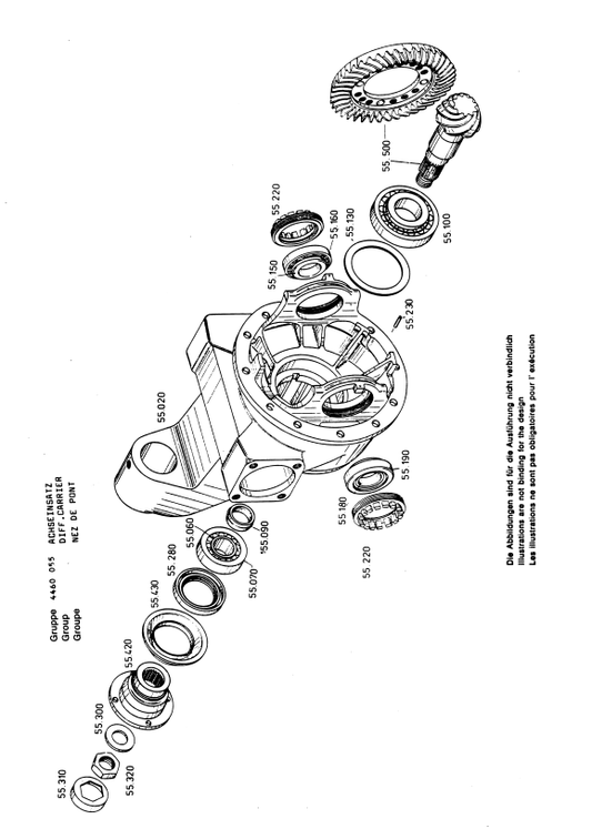 Manual de Partes Transmisión ZF APL 365 - 4472 055 016-020-021-023
