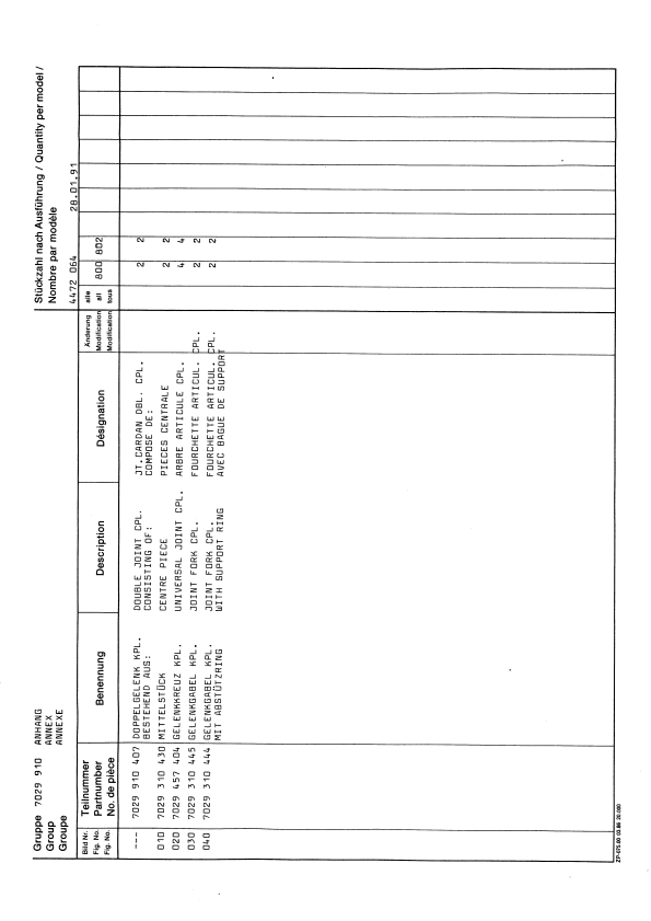 Manual de Partes Transmisión ZF APL 745- 4472, 064, 800, 802Transmisión ZF APL 745- 4472, 064, 800, 802