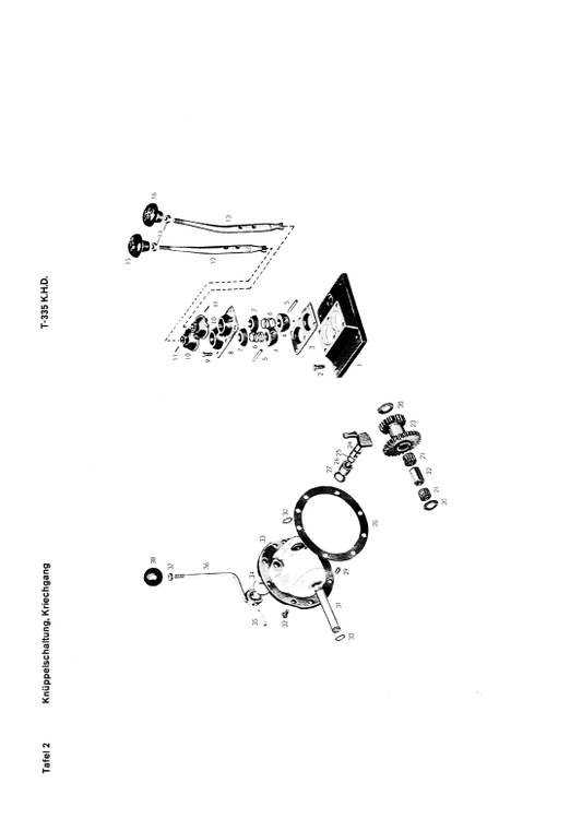 Manual de Partes Transmisión ZF T-335 - 2068 002 050-051-052-053-054