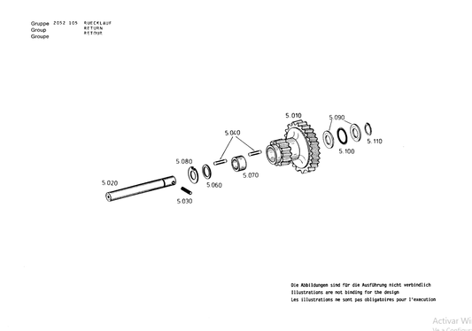 Manual de Partes Transmisión ZF T-3445 - 2068 045 061-062-063 - 6042 006 045 (KR-25)