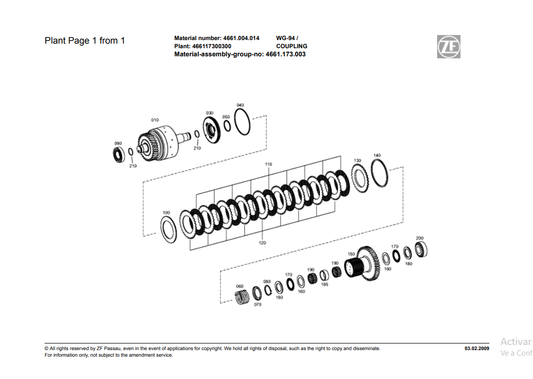 Manual de Partes Transmisión ZF WG-94