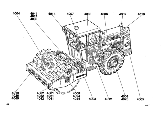 Manual de Partes Vibrocompactador Boomag BW 212D, BW 212PD