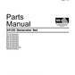 Manual de Partes del Grupo Electrógeno Caterpillar 3412C