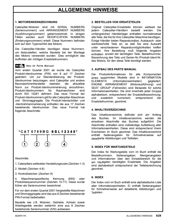 Manual de Partes del Grupo Electrógeno Caterpillar 3412C