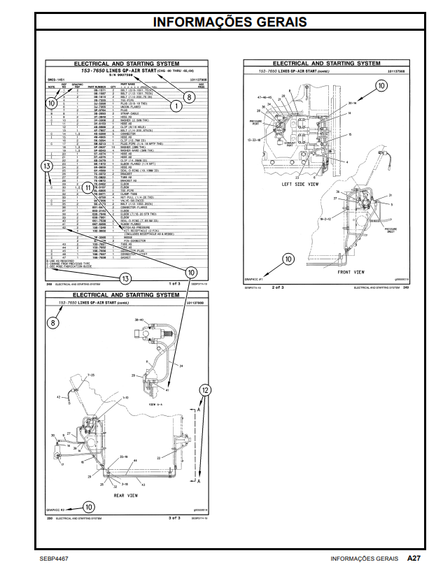 Manual de Partes del Grupo Electrógeno Caterpillar C175-16