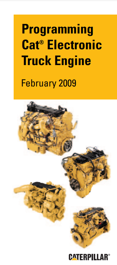 Manual de Programación del Motor de Camión Caterpillar