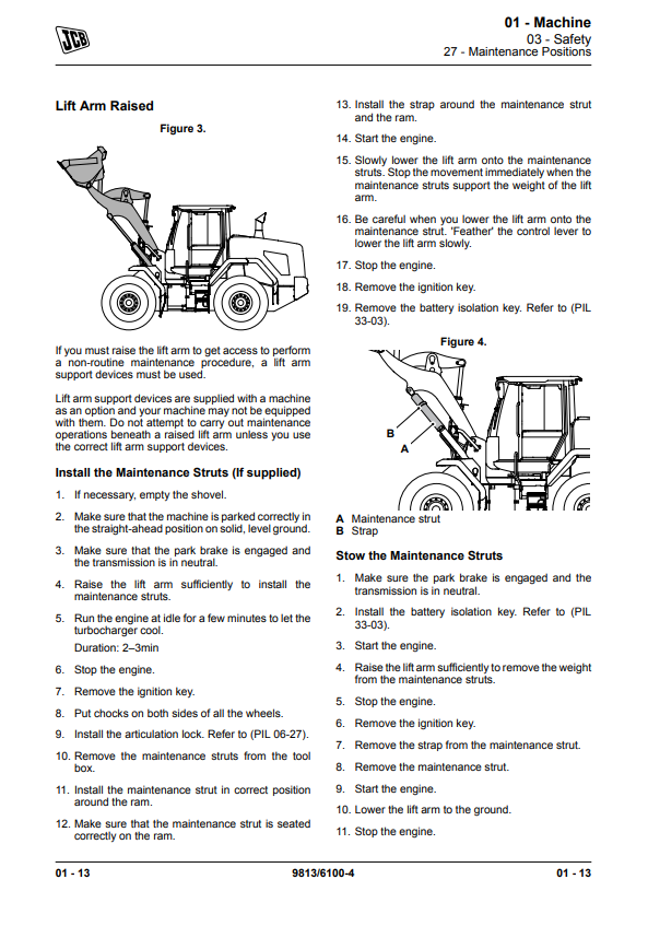 Manual de Reparacción Cargador JCB 427, 435S, 437