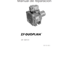 Manual de Reparación Bomba ZF DUOPLAN - 2K 120 121 - 4161 751 301c