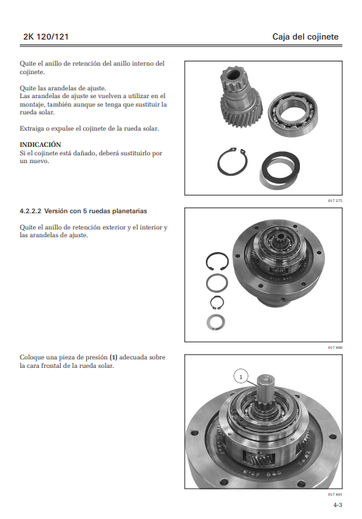 Manual de Reparación Bomba ZF DUOPLAN - 2K 120 121 - 4161 751 301c
