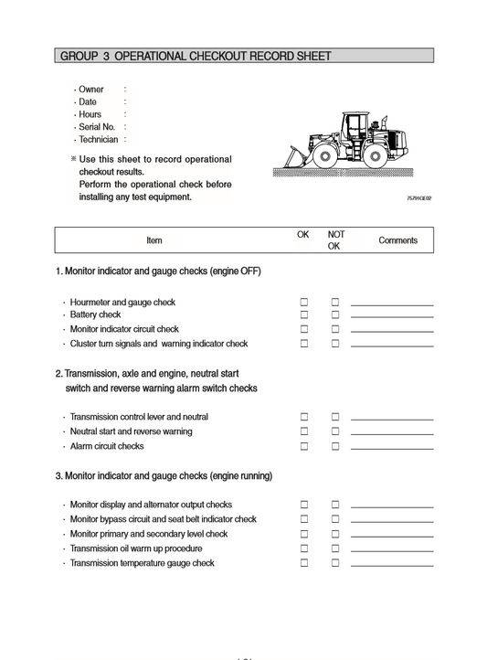 Manual de Reparación Cargador Hyundai HL740-9
