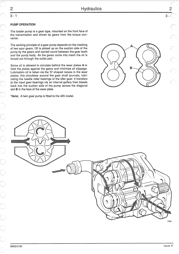 Manual de Reparación Cargador JCB 410, 412, 415, 420, 425, 430