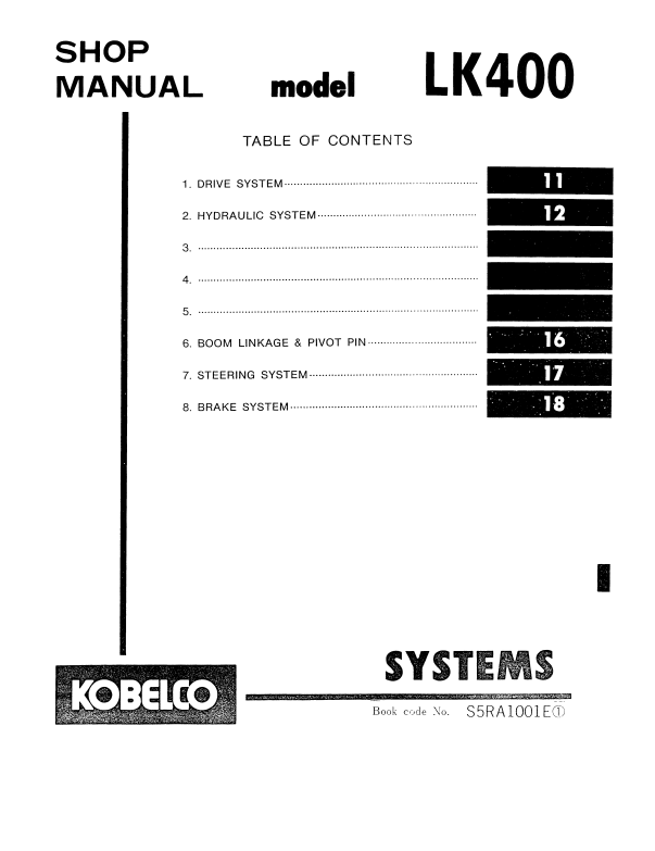 Manual de Reparación Cargador Kobelco LK400