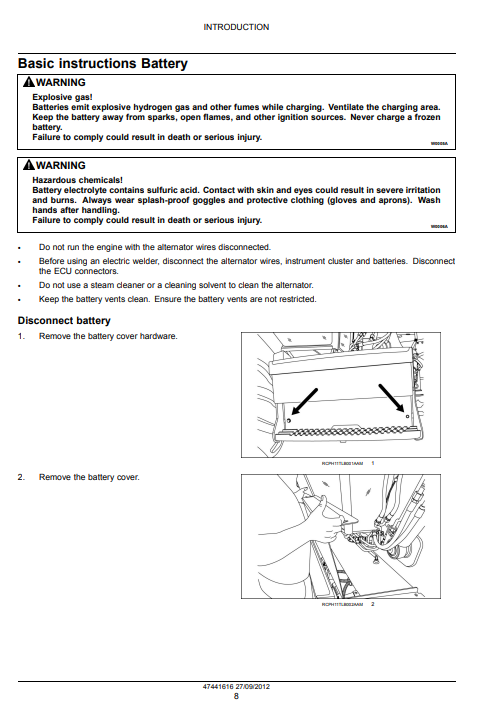 Manual de Reparación Cargador New Holland U80C Tier 4