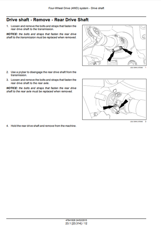 Manual de Reparación Cargador New Holland W130C, W170C Tier 4B