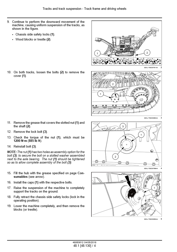 Manual de Reparación Cosechadora de Caña de Azúcar Case A8010, A8810