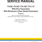 Manual de Reparación Diagrama Eléctrico Tractor New Holland T4.85, T4.95, T4.105, T4.115