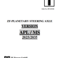 Manual de Reparación Eje de Transmisón Planetaria ZF - Version APL-MS 2025, 2035