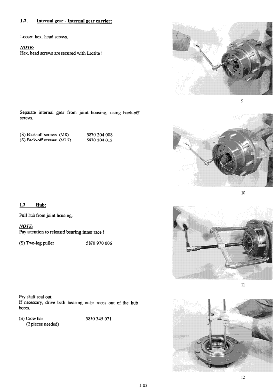 Manual de Reparación Eje de Transmisón Planetaria ZF - Version APL-MS 2025, 2035