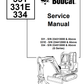 Manual de Reparación Excavadora Bobcat 331, 331E, 334