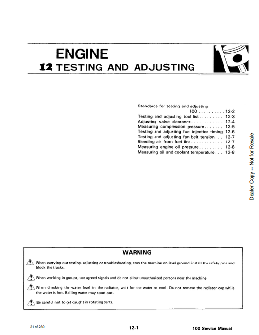 Manual de Reparación Excavadora Bobcat X100