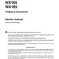 Manual de Reparación Excavadora sobre Ruedas Case WX145, WX165, WX185