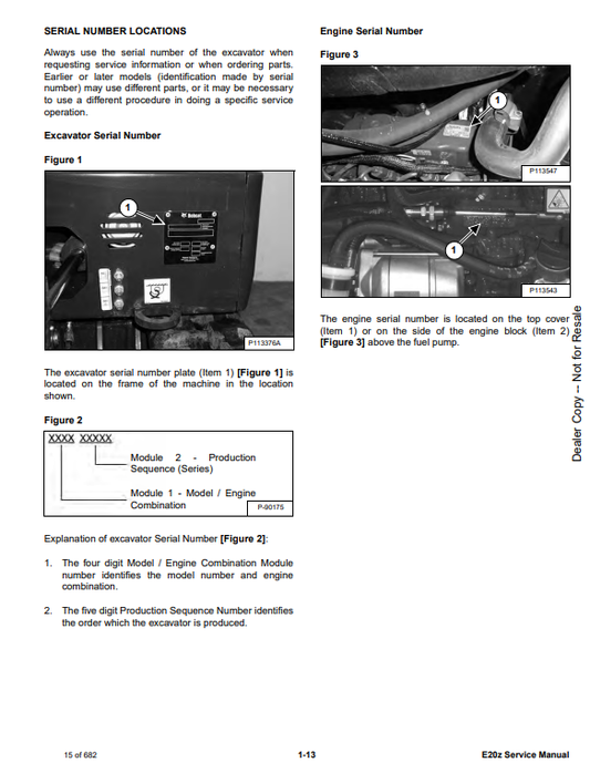 Manual de Reparación Excavadora Compacta Bobcat E20z