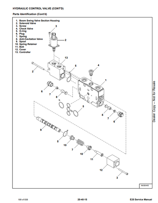 Manual de Reparación Excavadora Compacta Bobcat E25