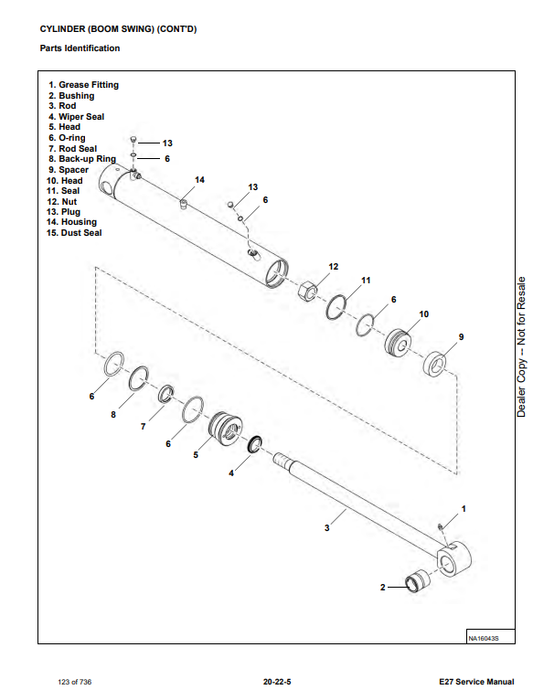 Manual de Reparación Excavadora Compacta Bobcat E27