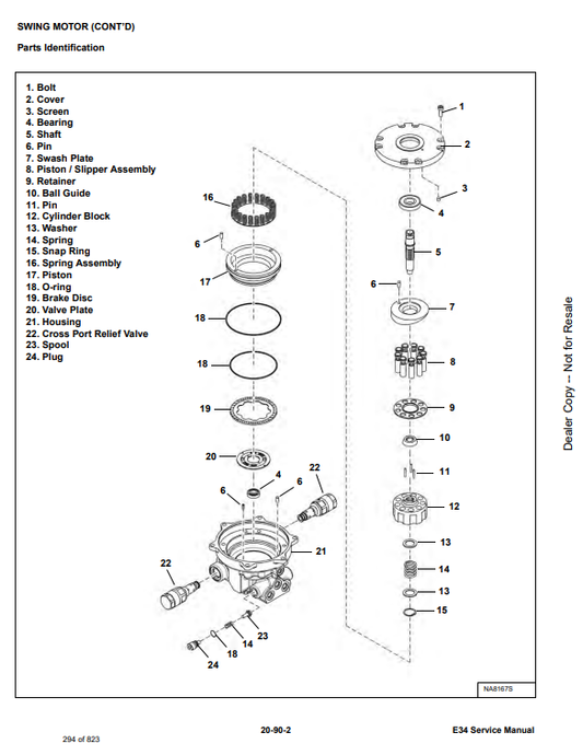 Manual de Reparación Excavadora Compacta Bobcat E34