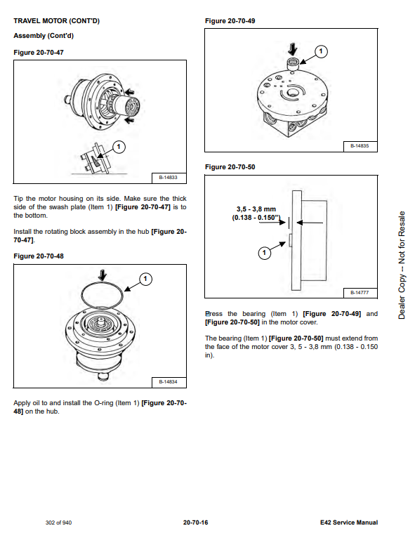 Manual de Reparación Excavadora Compacta Bobcat E42