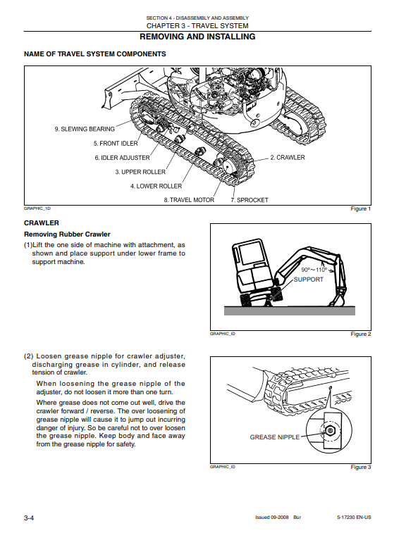 Manual de Reparación Excavadora Compacta Kobelco 30SR, SR35 Tier 4