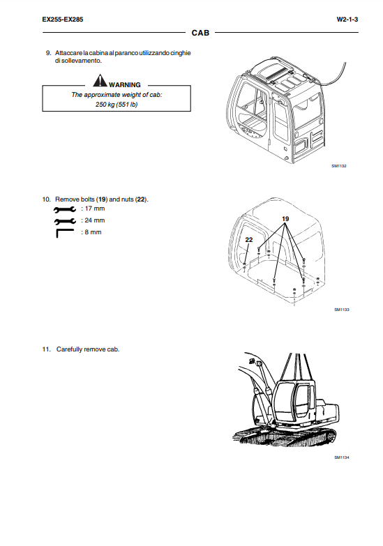 Manual de Reparación Excavadora Fiat - Kobelco EX255-EX285 Tier2