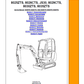 Manual de Reparación Mini Excavadora JCB 8025ZTS, 8026CTS, JS30, 8029CTS, 8030ZTS, 8035ZTS