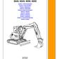 Manual de Reparación Excavadora JCB 8040, 8045, 8050, 8055