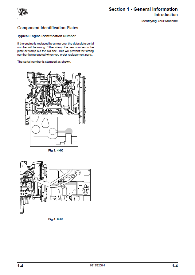 Manual de Servicios Excavadora JCB JS370